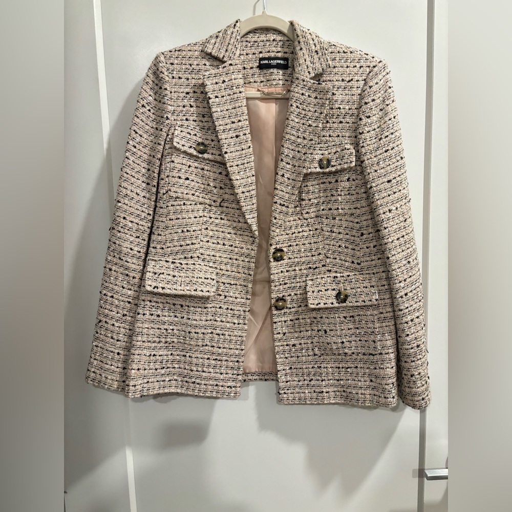 Karl Lagerfeld Tweed Blazer size 6
